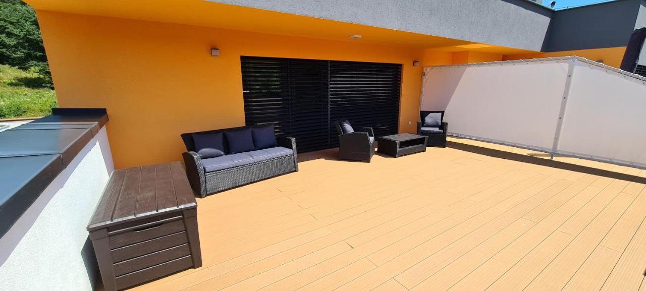 Penthouse Apartman Rezidencia Mineral Bardejovske Kupele Bagian luar foto