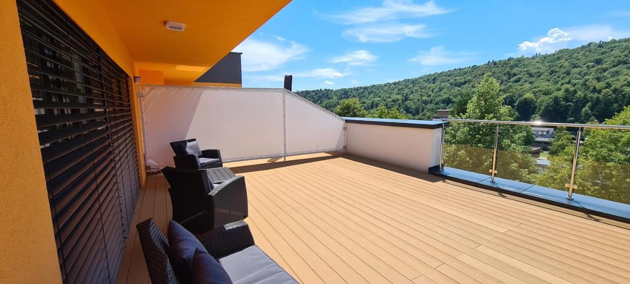 Penthouse Apartman Rezidencia Mineral Bardejovske Kupele Bagian luar foto