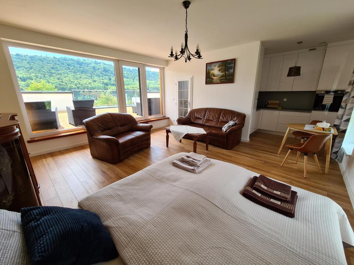 Penthouse Apartman Rezidencia Mineral Bardejovske Kupele Bagian luar foto
